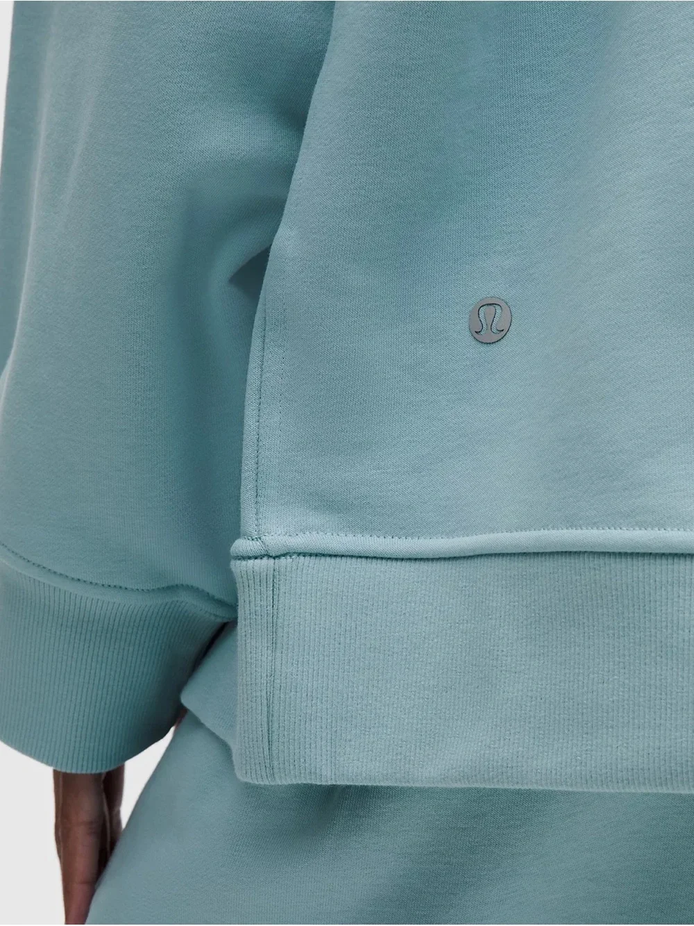 Lululemon French Terry Oversized Crew - Seafoam